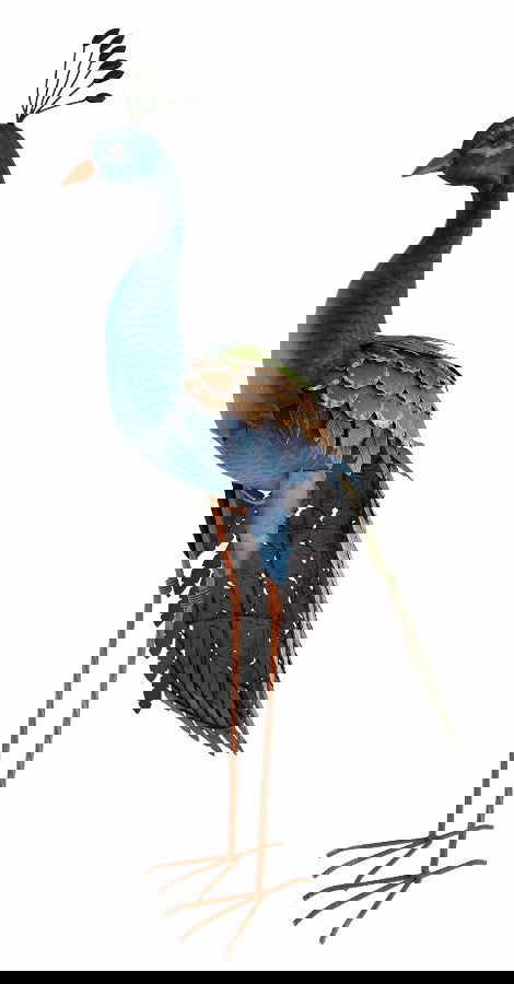 Metal Garden Peacock