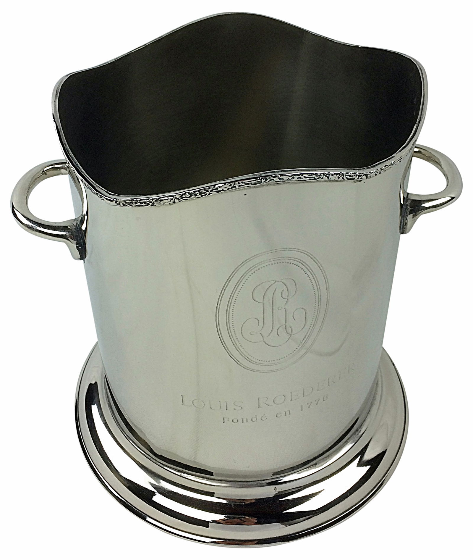 Nickel Plated Single Bottle Champagne Bucket 22.5cm