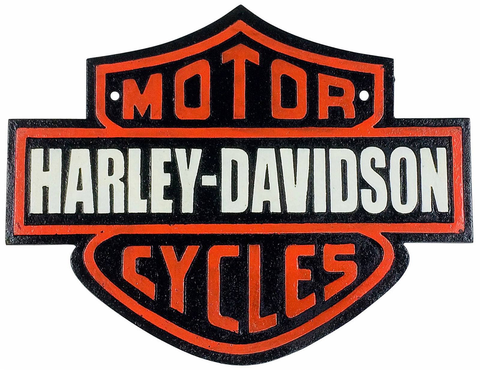 Metal Harley Davidson Sign 34cm