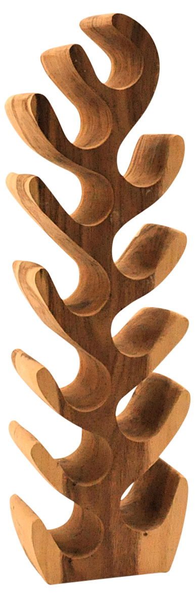 12 Bottle Wood Wine Rack
