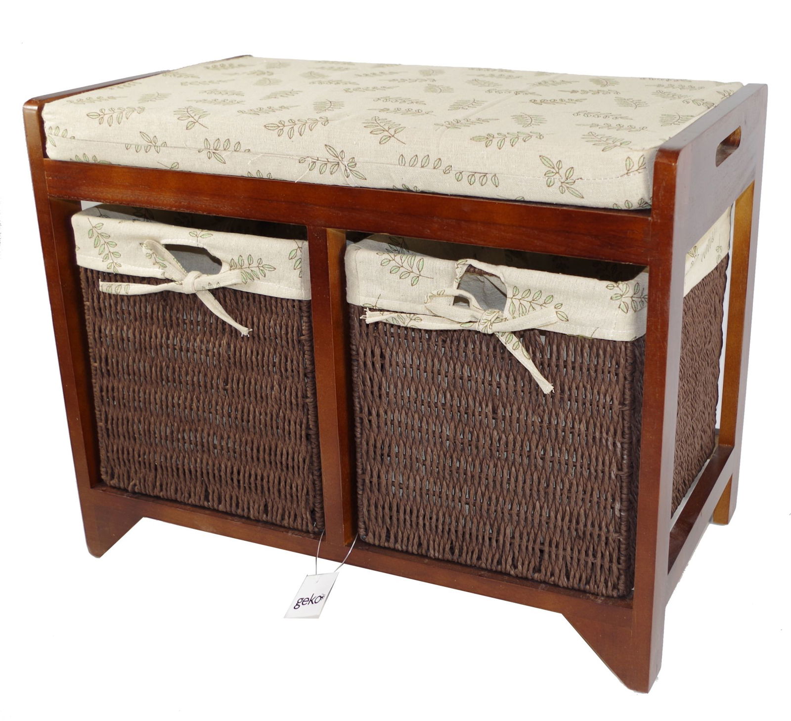 Cambourne Wooden Storage Bench 58 x 34 x 45cm